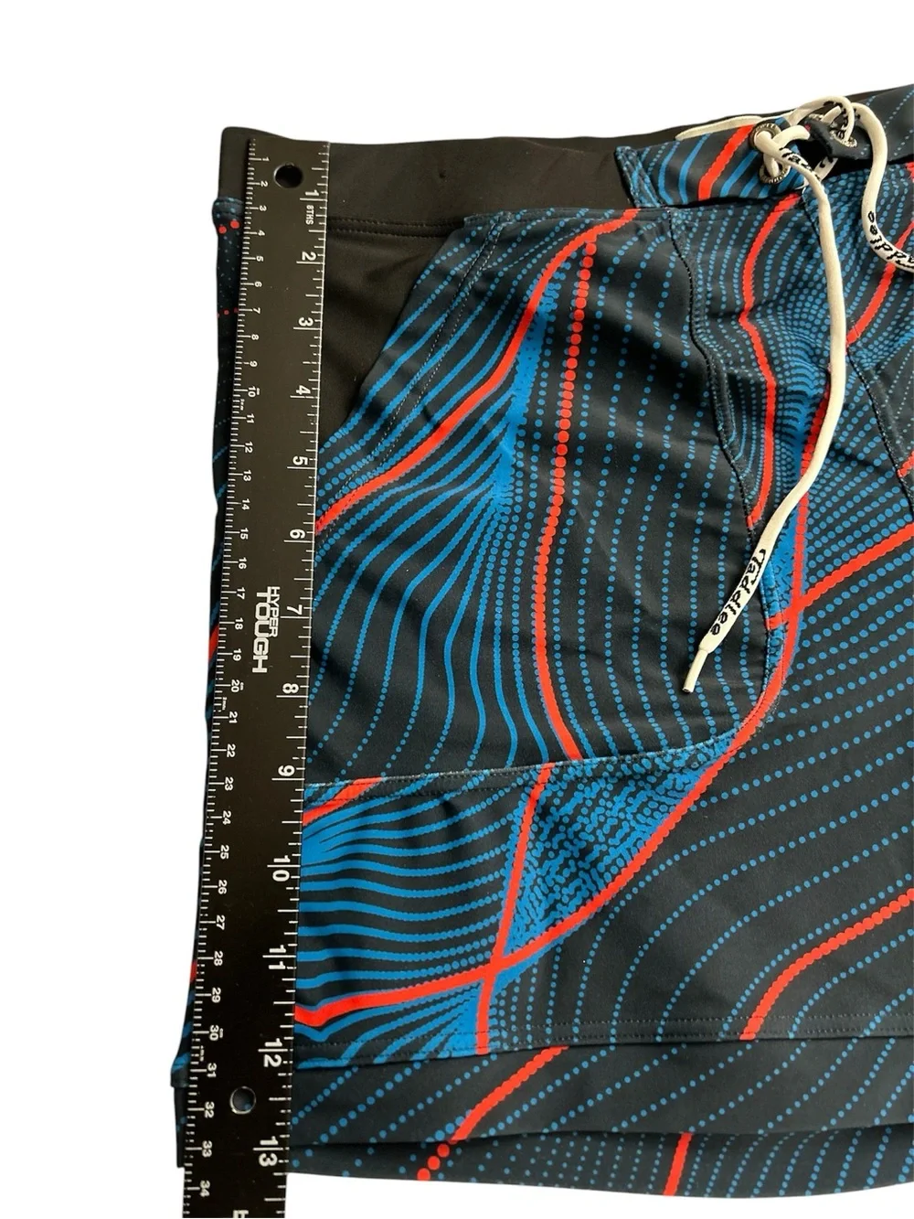 Taddlee Swimwear Boxer Briefs/Board Shorts Pockets Blue/Red/Black Sz US Large - Picture 6 of 10